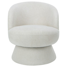 Eloise Chenille Swivel Armchair
